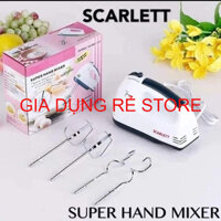 Máy đánh kem muối 7 tốc độ, đánh trứng, đánh bột làm bánh Scarlett, tốc độ rất nhanh, công suất 180 W