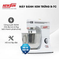 Máy đánh kem trứng, trộn bột đa năng NEWSUN B-7C 7 lít với bộ 3 càng đánh chuyên dụng - Hàng chính hãng