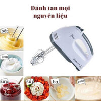 Máy Đánh Trứng Cầm Tay 7 Tốc Độ Công Suất 180W - Máy Đánh Trứng Mini Đa Năng Động Cơ Lõi Đồng