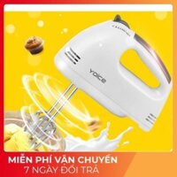 Máy đánh trứng cầm tay cao cấp Y-180, 7 cấp độ mạnh mẽ, chức năng trộn bột |BH 12 THÁNG|