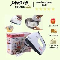 Máy Đánh Trứng Cầm Tay Có 7 Tốc Độ Công Suất 260W Cao Cấp Kèm 4 Que Trộn Inox Rất Tiện Lợi Gia Dụng Giá Sỉ