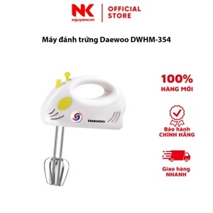 Máy đánh trứng cầm tay Daewoo DWHM-354, 150W