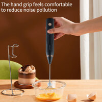 Máy đánh Trứng Cầm Tay Kèm Máy Tạo Bọt Cafe, Máy Đánh Trứng Cầm Tay MiNi Không Dây Tích Điện 3 Chế Độ