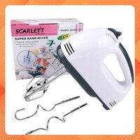 Máy Đánh Trứng Cầm Tay Máy Đánh Trứng Mini Cầm Tay Scarlett 7 Tốc Độ Cực Mạnh - Hoạt Động Êm Ái