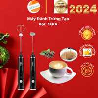 Máy Đánh Trứng Cầm Tay Mini 3 Chế Độ SEKA  Que Tạo Không Dây Pha Chế Tiện Lợi , đánh kem, tạo bọt cafe, trà sữa v.v...