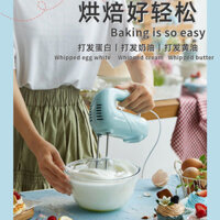 Máy đánh trứng điện, máy trộn cầm tay công suất cao cho gia đình, máy làm kem, máy trộn kem làm bánh, máy đánh trứng Bear 5