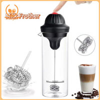 Máy đánh trứng điện SCM Máy tạo bọt sữa không dây Máy trộn tự động có hộp trộn nhanh Máy khuấy đồ uống cầm tay Dụng cụ nhà bếp để nướng nấu ăn