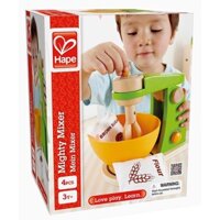 Máy đánh trứng đồ chơi gỗ Hape Mighty Mixer