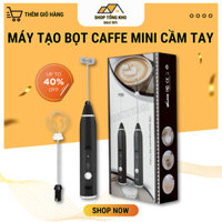 Máy đánh trứng, máy tạo bọt cafe mini cầm tay không giây sokany có 3 cấp độ, sạc pin tiện lợi sử dụng