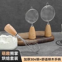 Máy đánh trứng mini đứng, tách trứng thủ công, que khuấy, máy đánh trứng nhỏ cho thức ăn trẻ em, bánh HAQG