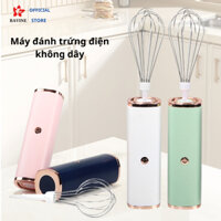 Máy đánh trứng mini, RAVINE, máy đánh sữa, đánh kem điện không dây tiện dụng