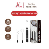 Máy đánh trứng, que tạo bọt cafe mini cầm tay không giây chính hãng 3 cấp độ