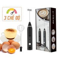 Máy đánh trứng, que tạo bọt cafe mini cầm tay không giây chính hãng sokany 3 cấp độ