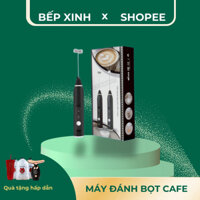 Máy đánh trứng, que tạo bọt cafe mini cầm tay không giây 3 cấp độ, tiện lợi dễ sử dụng