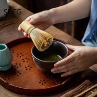 Máy đánh trứng trà SDFG, Máy đánh trứng Matcha di động bằng tre, Bộ trà Nhật Bản Handmade Hữu ích Truyền thống Matcha Dụng cụ thanh Đồ dùng
