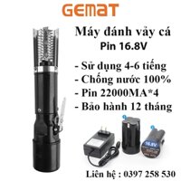 Máy đánh vảy cá cầm tay pin 16,8v chống thấm nước 100% công xuất lớn 125w bảo hành 12 tháng