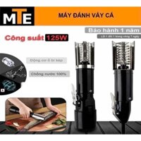 Máy đánh vảy cá chạy điện cầm tay công suất lớn 125W chống nước, lưỡi Inox 304