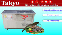 Máy đánh vảy cá công suất lớn Takyo TK 700