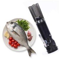 Máy đánh vảy cá dùng bằng pin cầm tay chống thấm nước , an toàn , công suất 125W  , máy đánh vảy cá dùng bằng pin 16.8V