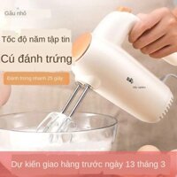 máy đánh▫☜✎Bộ dụng cụ làm bánh gia đình Little Bear Electric Whisk Máy đánh kem tự động nhỏ cầm tay [Đăng vào n