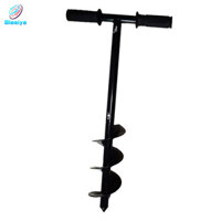 Máy đào cầm tay bằng tay hàng rào blesiya, Máy khoan đường kính 60cm 4 ", Máy khoan thép cán nguội, Dụng cụ cầm tay