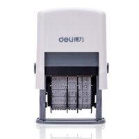 Máy dập DELI in ngày tháng năm (set 1 thân máy + 1 lọ mực) xả kho.