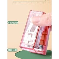 Máy dập ghim mini cho sinh viên, máy dập ghim gia đình di động, máy đóng sách nhỏ dễ thương đa chức năng số 12