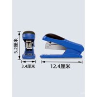 Máy dập ghim văn phòng Deli, có thể dập 20 trang, máy dập ghim 24/6, ghim thống nhất 0012, ghim lớn mini cho sinh viên số 12, tiết kiệm công sức, thuận tiện cho đóng gói mang đi, máy dập ghim cầm tay mini