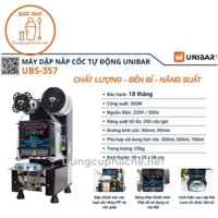 Máy dập màn ly cốc tự động Unibar UBS-357 +8%