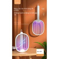 Máy đập muỗi điện gia đình Mister, đèn diệt muỗi sạc USB, máy sốc điện hai trong một, thiết bị đuổi muỗi xuyên biên giới