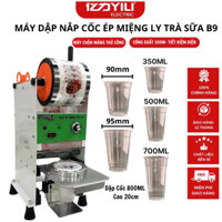 Máy dập nắp cốc ép miệng ly trà sữa YILI, Máy ép ly nhựa size cốc 350 đến 700ml. Hàng Chính Hãng Bảo Hành 12 Tháng
