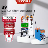 Máy Dập Nắp Cốc Trà Sữa YILI, Máy Ép Ly Nhựa, Máy Dập Nắp Thủ Công D8 Và B9 Bảo Hành 12 Tháng