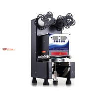 Máy dập nắp cốc tự động YUBANN YB-88A đóng dán nắp ly sinh tố trà sữa nước mía ép nhiệt siêu nhanh cho quán kinh doanh đồ uống công suất cao