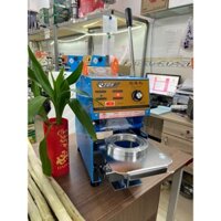 Máy dập nắp ly nhựa Eton D7 - máy ép ly trà sữa, đóng nắp ly nhựa PP 500-700ml