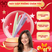 Máy dập phồng chân tóc HAIR IRON giúp tóc phồng tự nhiên, Máy dập xù bấm tóc phồng 5 mức chỉnh nhiệt tiện lợi