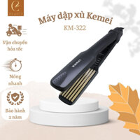 Máy dập phồng chân tóc Kemei KM-322, Máy dập xù mini, máy làm tóc dập xù, tạo sóng cho tóc