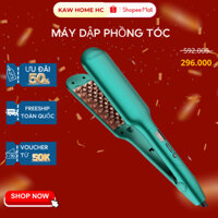 Máy dập xù bấm phồng chân tóc vuông 2 in 1 KAW Làm Tóc Nhẹ Nhàng Tự Nhiên Không Gãy Tóc