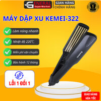 Máy Dập Xù, Bấm Xù, Bấm Mè, Làm Phồng Chân Tóc Kemei KM-332 Bản To, Công Xuất Lớn, BH 12 Tháng