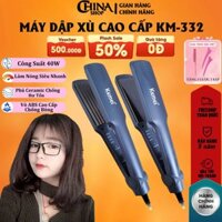 Máy Dập Xù Tóc KEMEI 332, Bản to, Dập Xù Chân Tóc Chuyên Nghiệp, 4 Mức Nhiệt, Bảo Vệ Tóc An Toàn, Tránh Tóc Hư Tổn