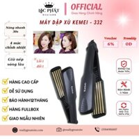 Máy dập xù Ttóc KEMEI 332, Chức năng dập xù, bấm xù , Bấm mè tạo kiểu tóc làm phồng chân tóc bản to chính hãng