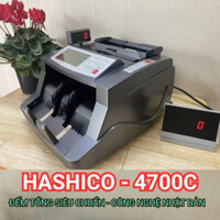 Máy đếm tiền hashico 4700C máy đêm tổng tiền mini phát hiện tiền giả UV japan 2025