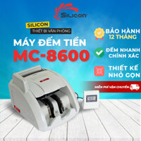 Máy đếm tiền mini nhập khẩu SILICON MC-8600 Tốc độ đếm 1000 tờ/ phút - Tự nhận biết mệnh giá - Công nghệ Mỹ