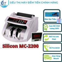 Máy đếm tiền Silicon MC 2200. Máy đếm tiền mini cầm tay Hoa Kỳ Nhập Khẩu Silicon MC-2200 Tốc độ 1000 tờ/phút đếm cộng dồn đếm mẻ nhanh máy đếm số lượng tờ chuẩn xác có màn hình rời kèm theo