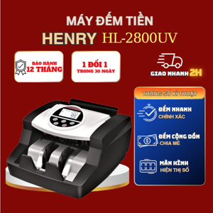 Máy đếm tiền Henry HL-2800UV (HL-2800)