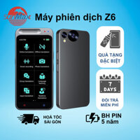 Máy dịch giọng nói Z6 mới, 138 ngôn ngữ, dịch ảnh, ghi âm cuộc trò chuyện, học ngoại ngữ dễ dàng - unmaxx