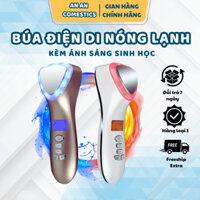 Máy điện di nóng lạnh D002 có sánh sáng sinh học và rung massage | Máy điện di mini