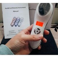 MÁY ĐIỆN DI nóng lạnh mini Hot & Cool Beauty Instrument