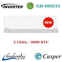 Máy điều hòa Casper 9000 BTU hai chiều inverter GH-09IS33 Sản phẩm 2022