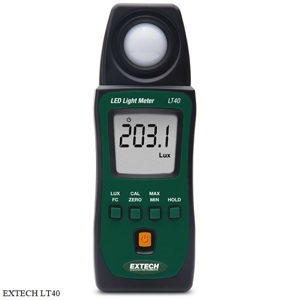 Máy đo ánh sáng đèn Led Extech LT40