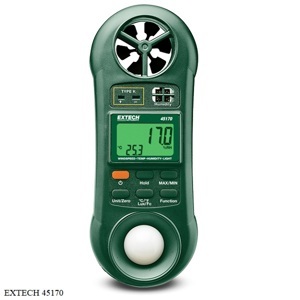 Máy đo ánh sáng,nhiệt độ,độ ẩm,gió Extech - 45170